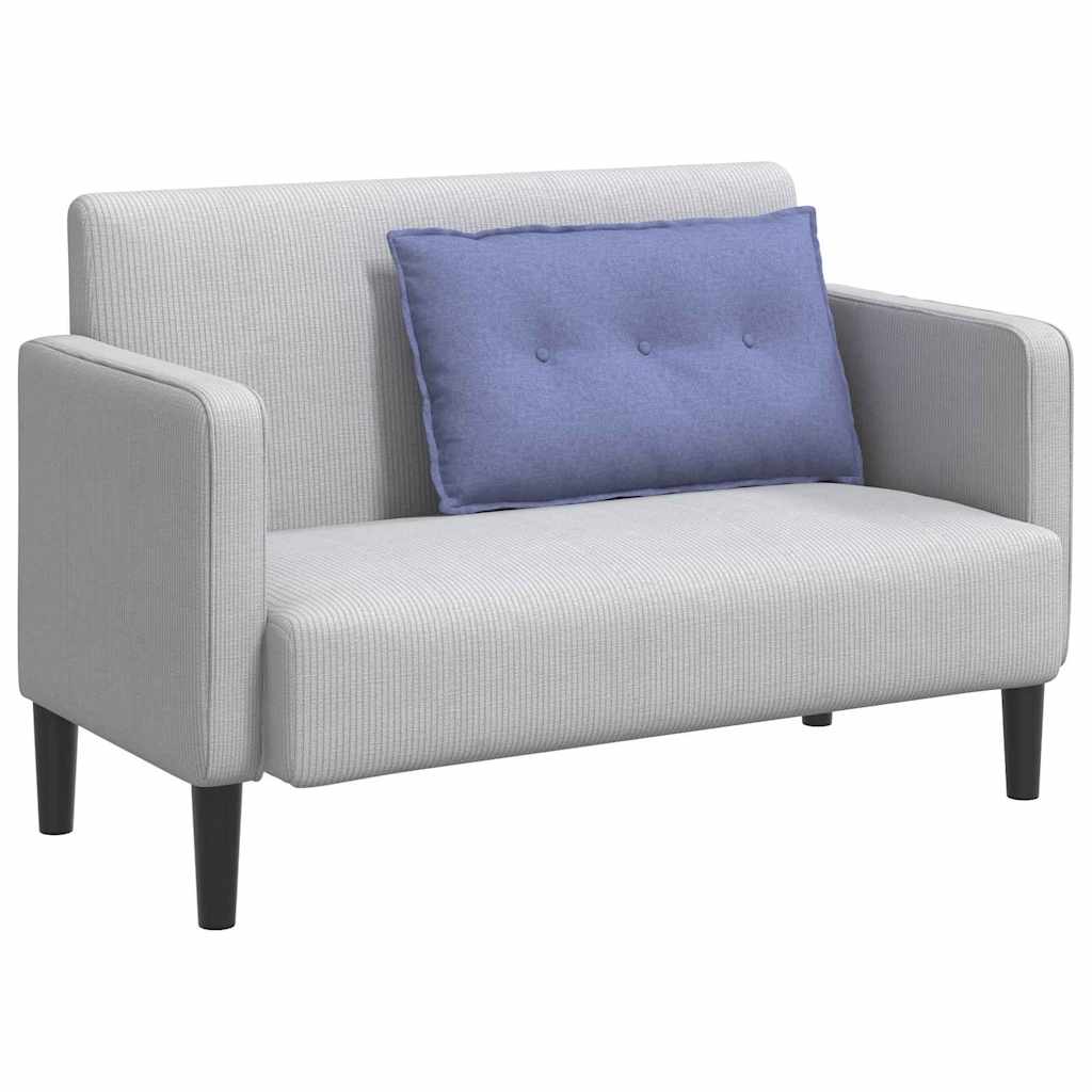 Vidaxl rugkussen jeans blauw 80 x 19 x 50 cm stof