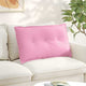 Vidaxx cojín de respaldo rosa 80 x 19 x 50 cm tela