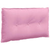 Vidaxx cojín de respaldo rosa 80 x 19 x 50 cm tela