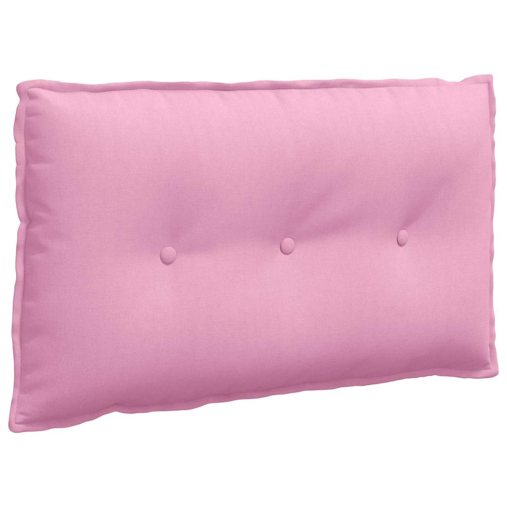 Vidaxx cojín de respaldo rosa 80 x 19 x 50 cm tela