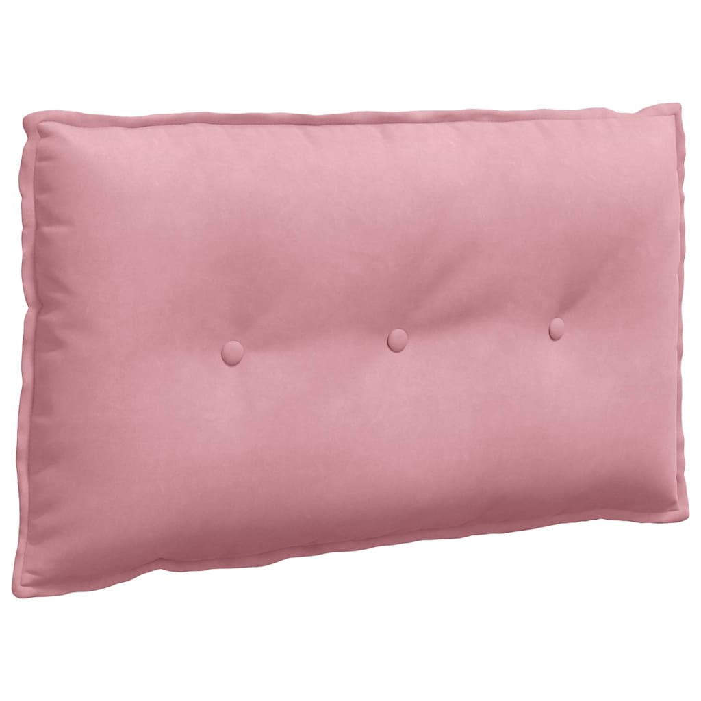 Cuscino schienale Vidaxx rosa 80 x 50 cm in tessuto a corde