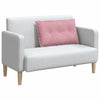 Cuscino schienale Vidaxx rosa 80 x 50 cm in tessuto a corde