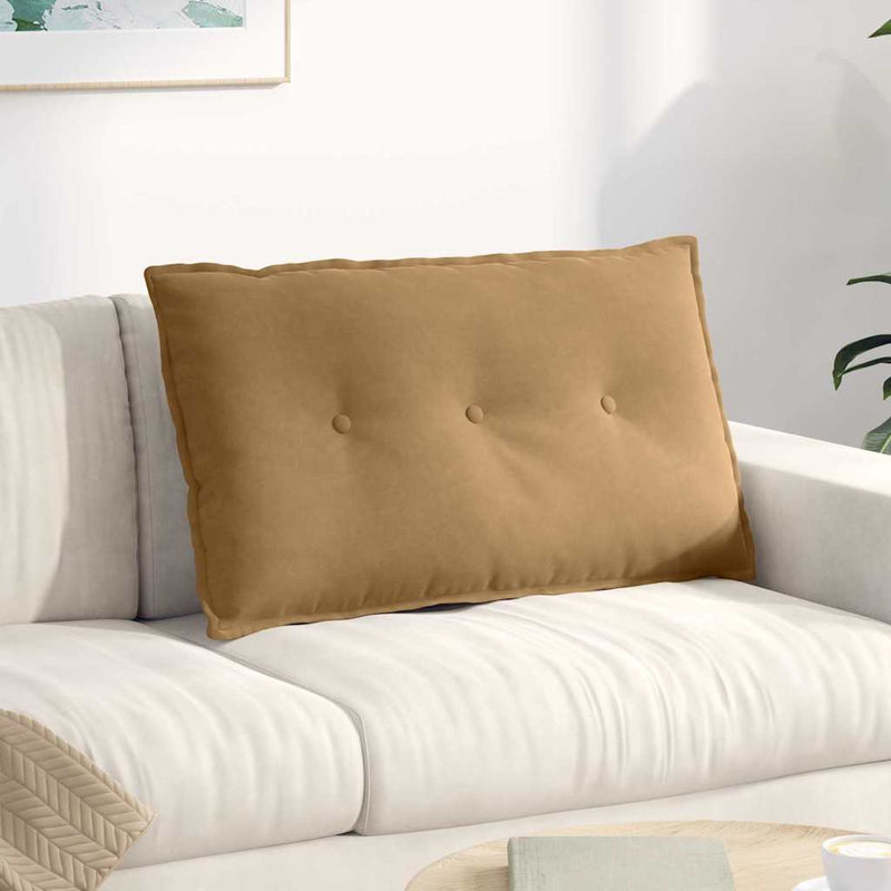 Cuscino schienale Vidaxx marrone 80 x 50 cm in tessuto a corde