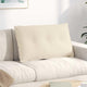 Vidaxx cojín de respaldo beige 80 x 50 cm tejido de microfibra