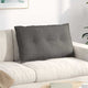 Cuscino schienale Vidaxx tessuto a corde grigio chiaro 80 x 50 cm