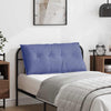 Vidaxl rugkussen jeans blauw 100 x 19 x 50 cm stof