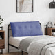 Vidaxl rugkussen jeans blauw 100 x 19 x 50 cm stof