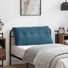 Vidaxl rugkussen blauw 100 x 50 cm cordstof