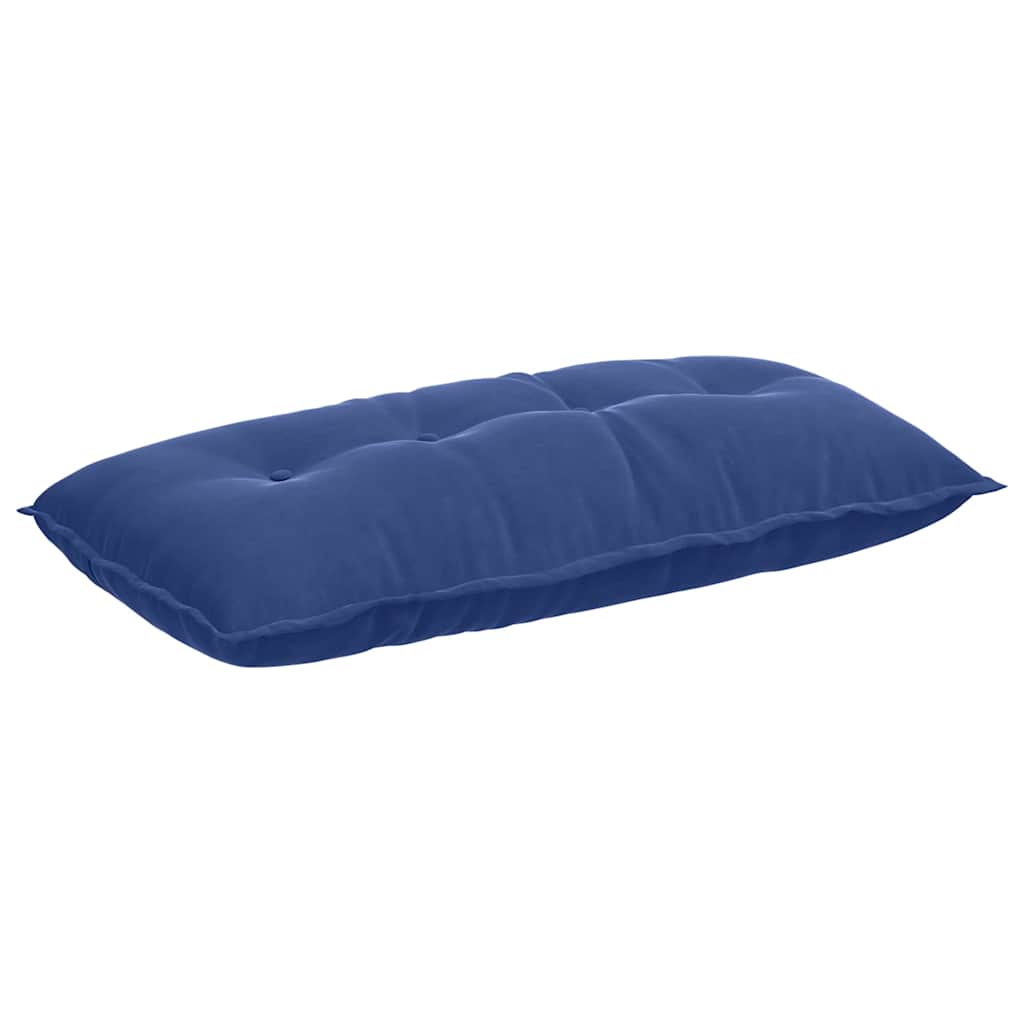 Vidaxx cojín de respaldo azul policía 100 x 50 cm tela de pana