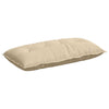 VidaXL cojín de respaldo crema 100 x 50 cm tejido microfibra