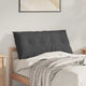 Cuscino schienale Vidaxx tessuto a corde grigio scuro 100 x 50 cm