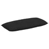 Vidaxl rugkussen zwart 120 x 19 x 50 cm stof