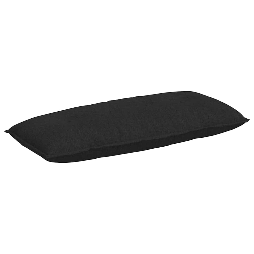 Cuscino schienale Vidaxx tessuto nero 120 x 19 x 50 cm