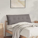 Vidaxl rugkussen taupe 120 x 19 x 50 cm stof