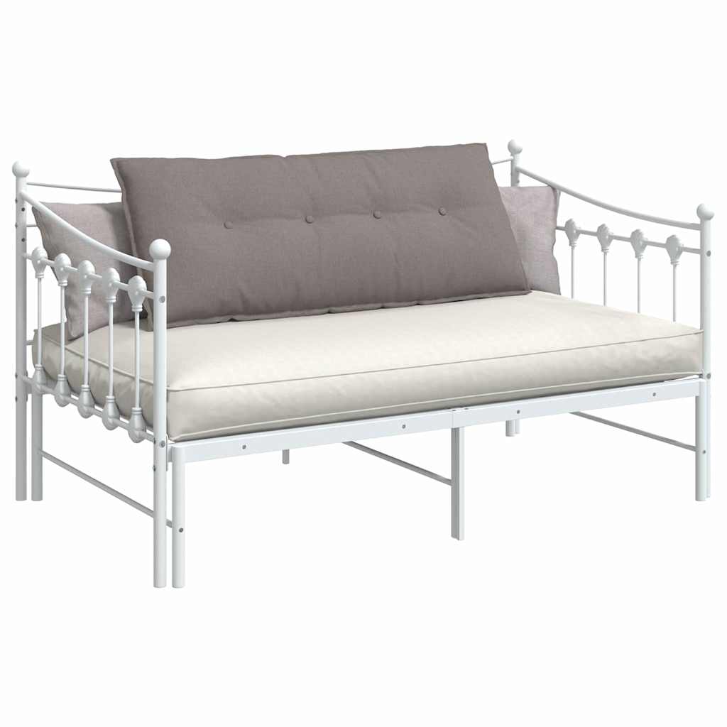 Vidaxl rugkussen taupe 120 x 19 x 50 cm stof