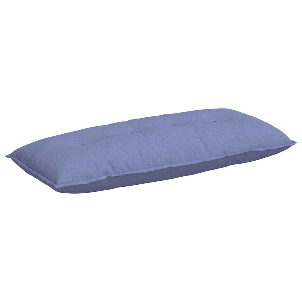 Cuscino schienale Vidaxx in tessuto blu jeans 120 x 19 x 50 cm