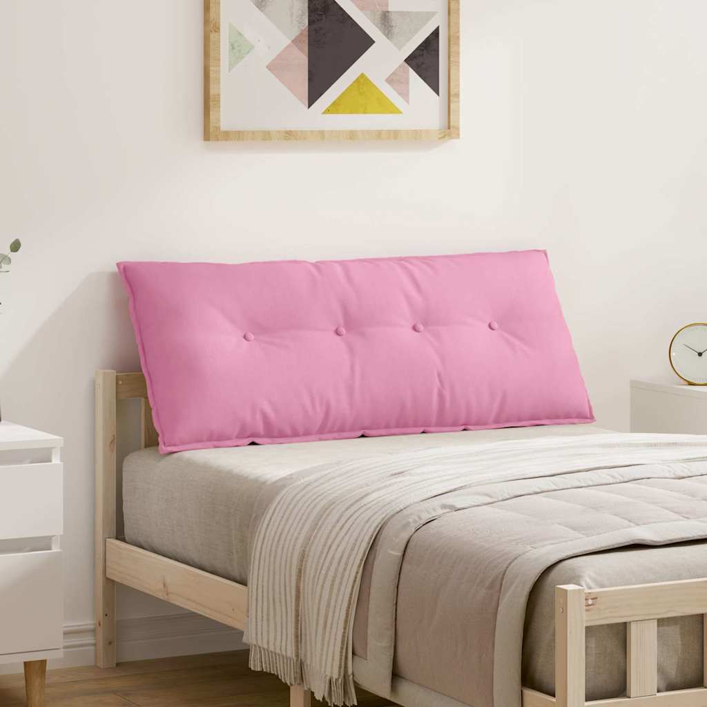 Vidaxl rugkussen roze 120 x 19 x 50 cm stof