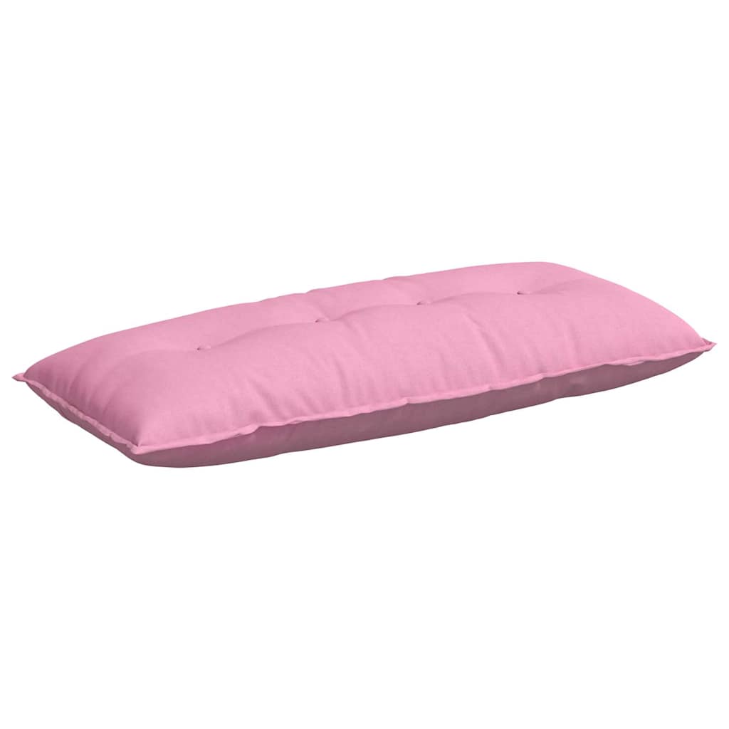 Vidaxl rugkussen roze 120 x 19 x 50 cm stof