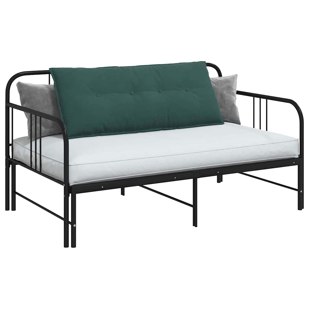 Vidaxl rugkussen donkergroen 120 x 50 cm cordstof