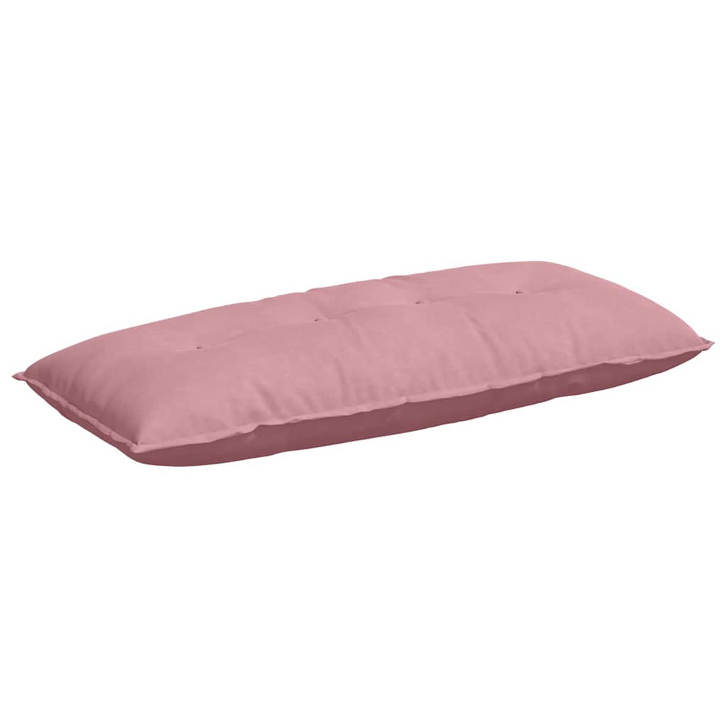 Vidaxl rugkussen roze 120 x 50 cm cordstof