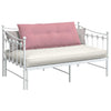 Cuscino schienale Vidaxx rosa 120 x 50 cm in tessuto a corde