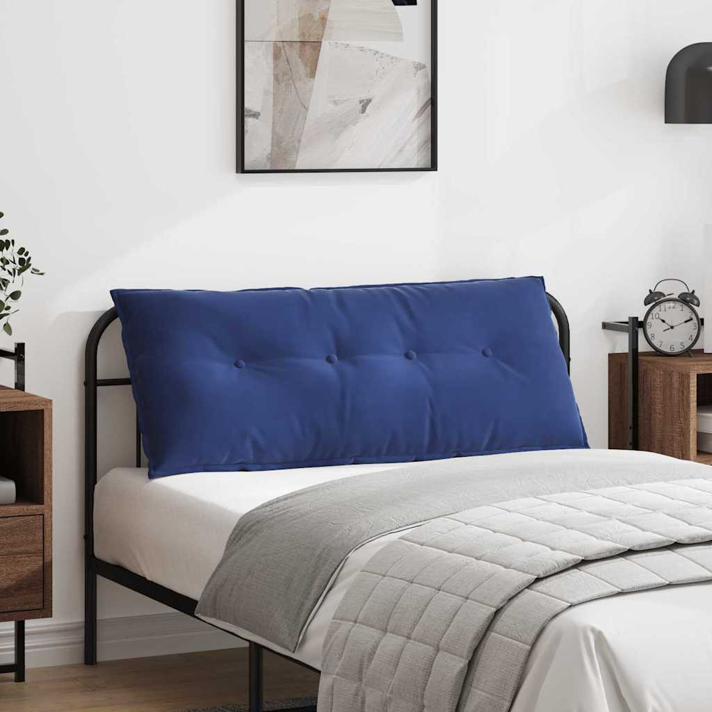 Cuscino per schienale Vidaxx blu polizia 120 x 50 cm in tessuto a corde