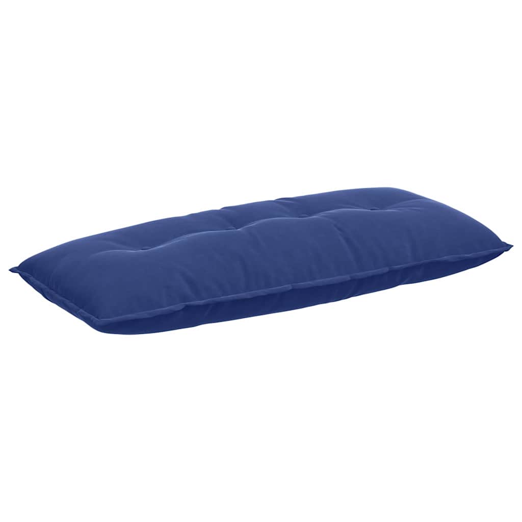 Cuscino per schienale Vidaxx blu polizia 120 x 50 cm in tessuto a corde