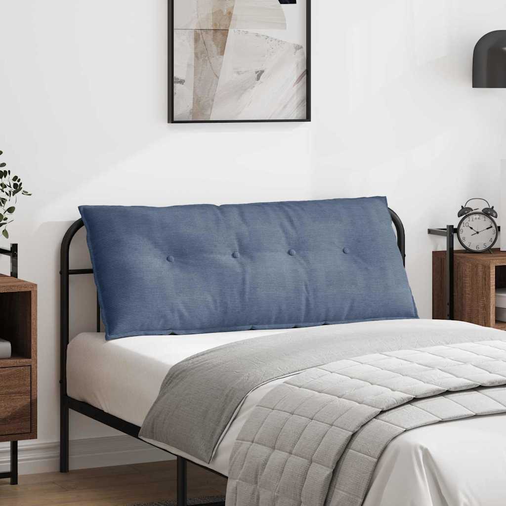 Cuscino schienale Vidaxx blu 120 x 50 cm in tessuto a corde