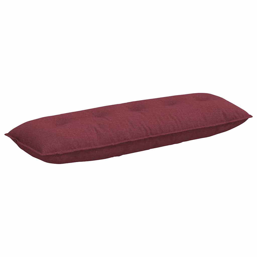 Vidaxx cojín de respaldo rojo vino 140 x 19 x 50 cm tela