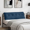 Vidaxl rugkussen blauw 140 x 19 x 50 cm stof