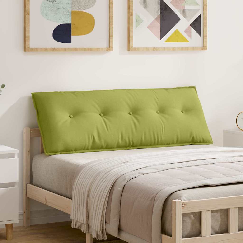 VidaXL cojín de respaldo verde claro 140 x 19 x 50 cm tela