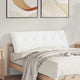 Vidaxx cojín de respaldo blanco 140 x 19 x 50 cm tela