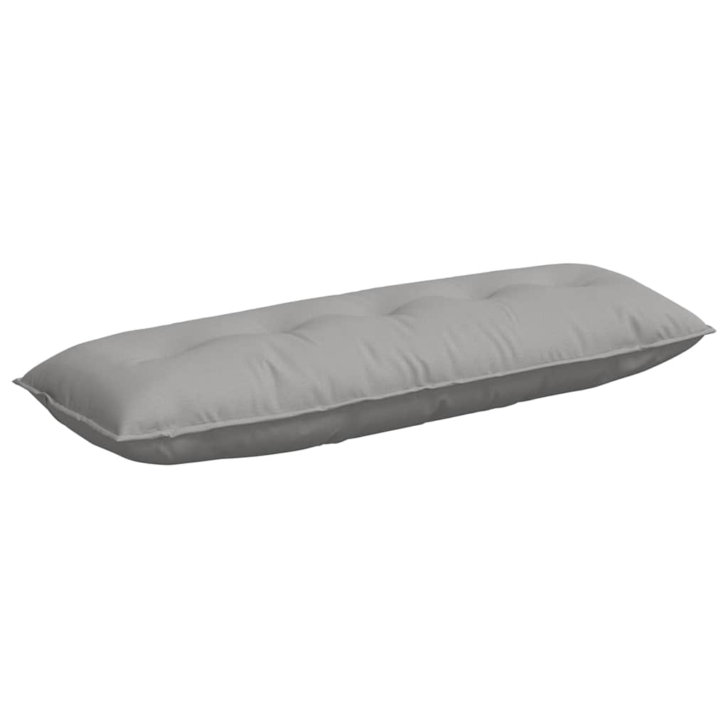 Vidaxx cojín de respaldo gris nube 140 x 19 x 50 cm tela