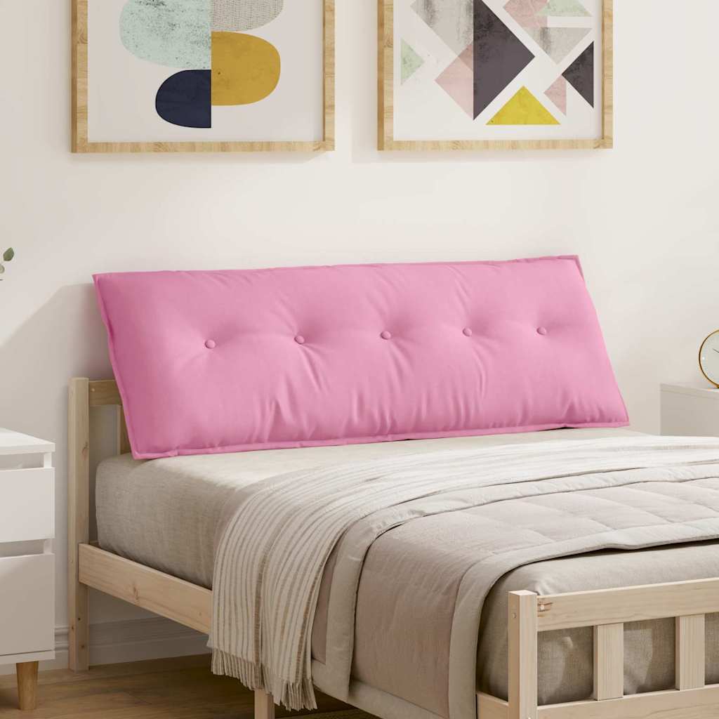 Cuscino schienale Vidaxx in tessuto rosa 140 x 19 x 50 cm