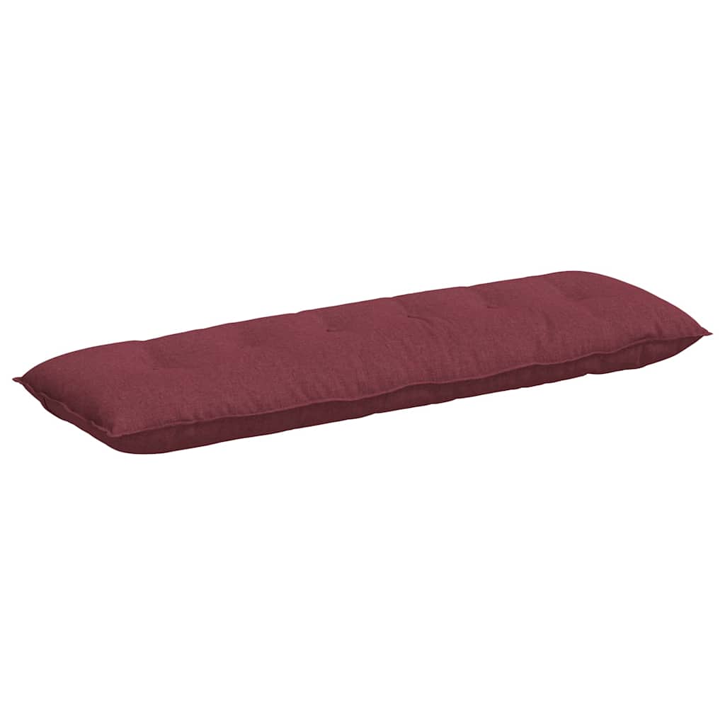 Vidaxx cojín de respaldo rojo vino 160 x 19 x 50 cm tela
