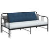 Vidaxx cojín de respaldo azul 160 x 19 x 50 cm tela