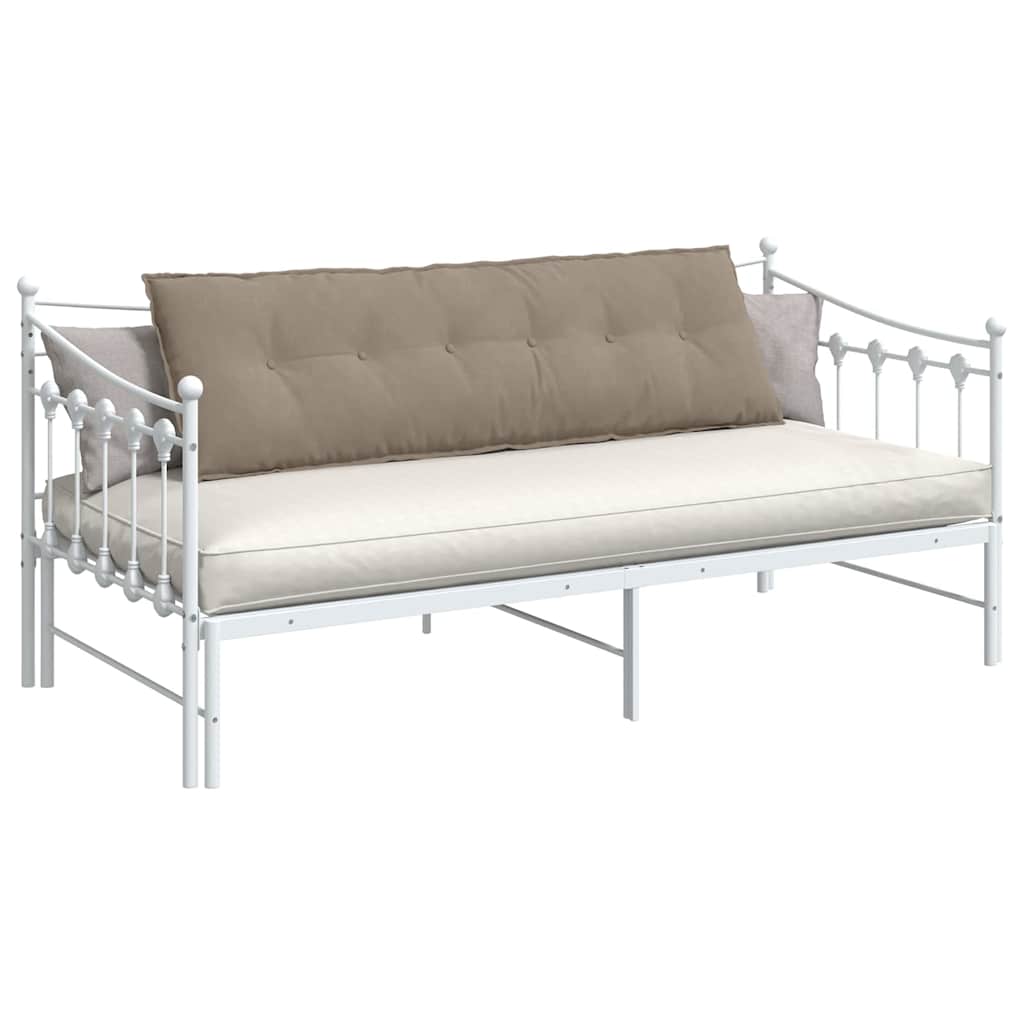 Vidaxx back cushion taupe 160 x 50 cm microfibre fabric