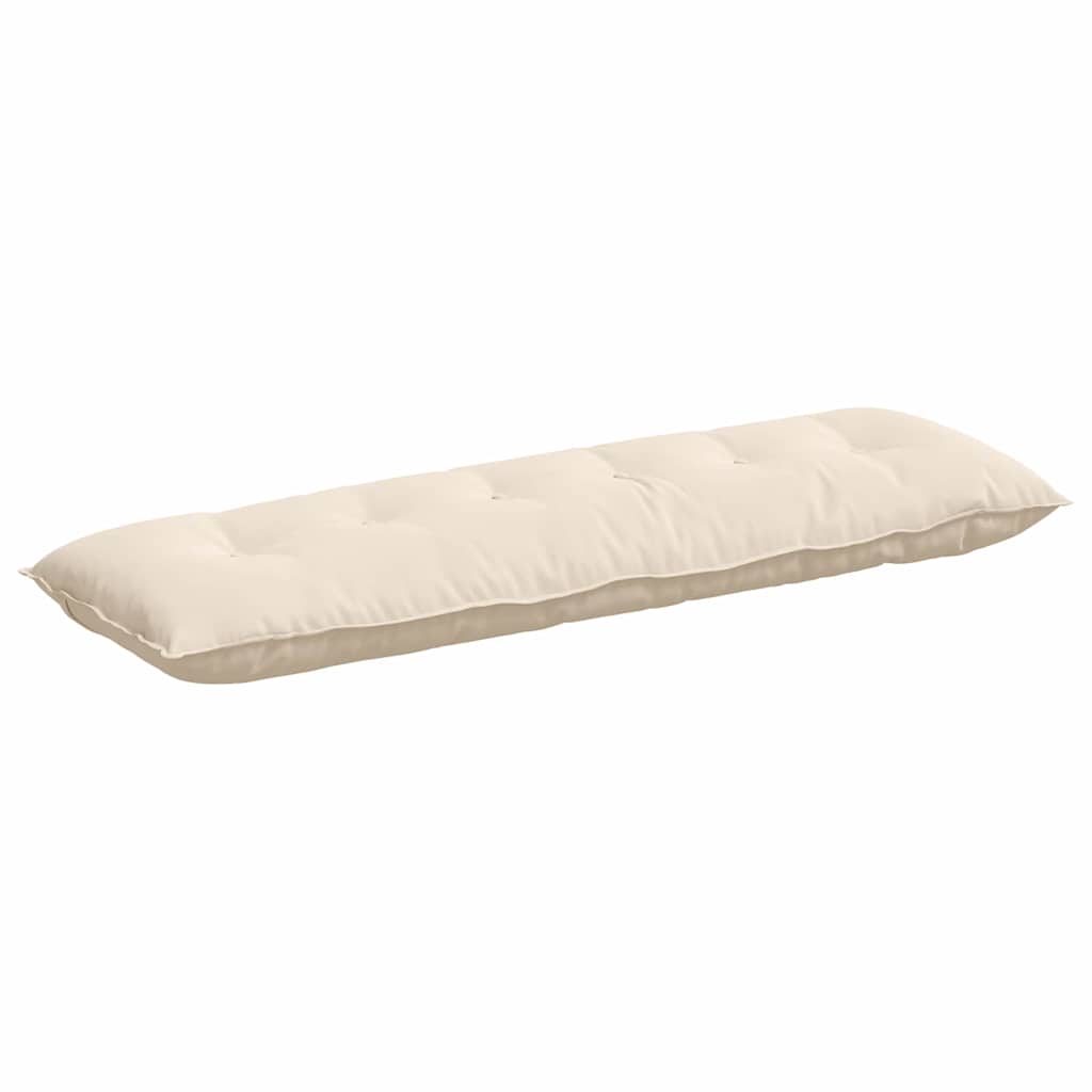 Cuscino schienale Vidaxx beige 160 x 50 cm in tessuto microfibra