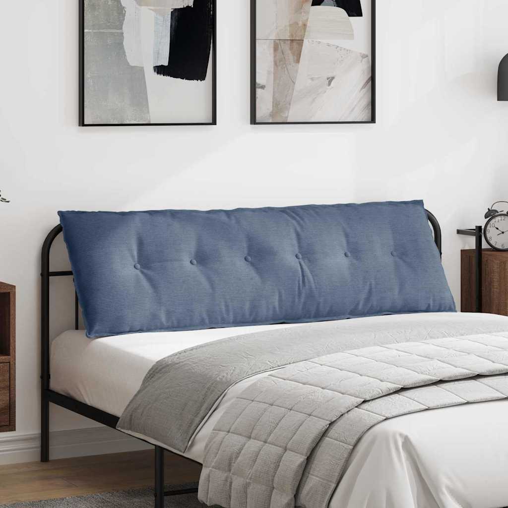 Cuscino schienale Vidaxx blu 160 x 50 cm in tessuto a corde