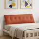 Vidaxl rugkussen rood-oranje 160 x 50 cm cordstof