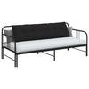 Cuscino schienale Vidaxx tessuto nero 180 x 19 x 50 cm