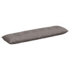 Vidaxl rugkussen taupe 180 x 19 x 50 cm stof