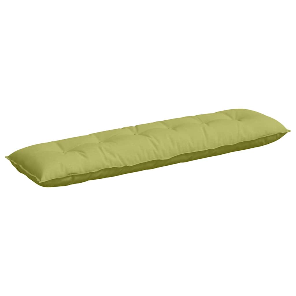 Vidaxx cojín de respaldo tela verde claro 180 x 19 x 50 cm