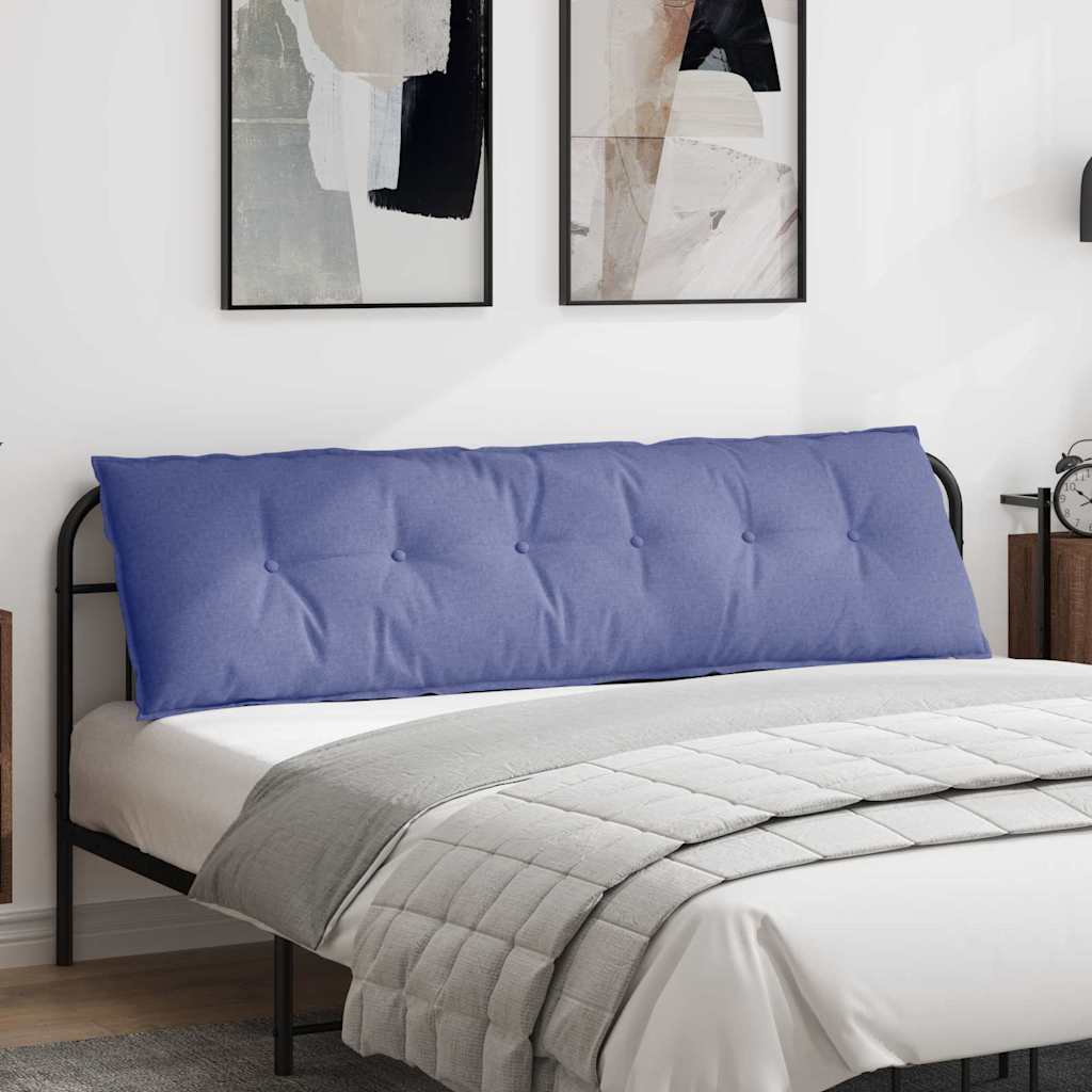 Vidaxx cojín de respaldo jeans azul 180 x 19 x 50 cm tela