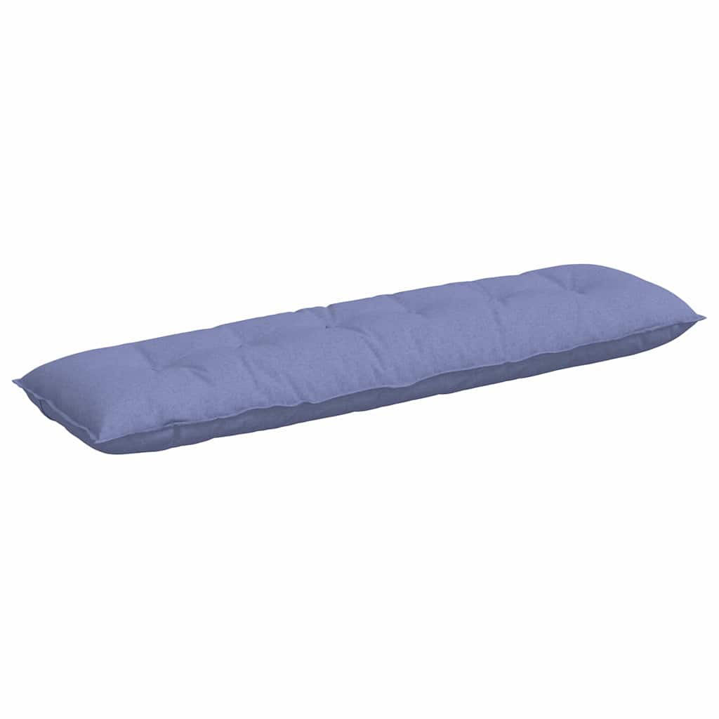 Vidaxx cojín de respaldo jeans azul 180 x 19 x 50 cm tela