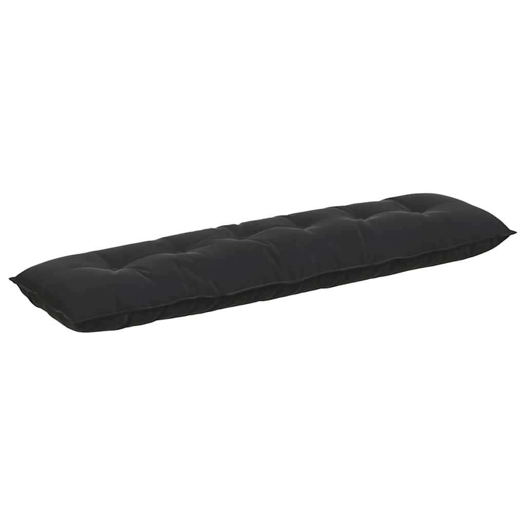 Vidaxx cojín de respaldo negro 180 x 50 cm tela de pana