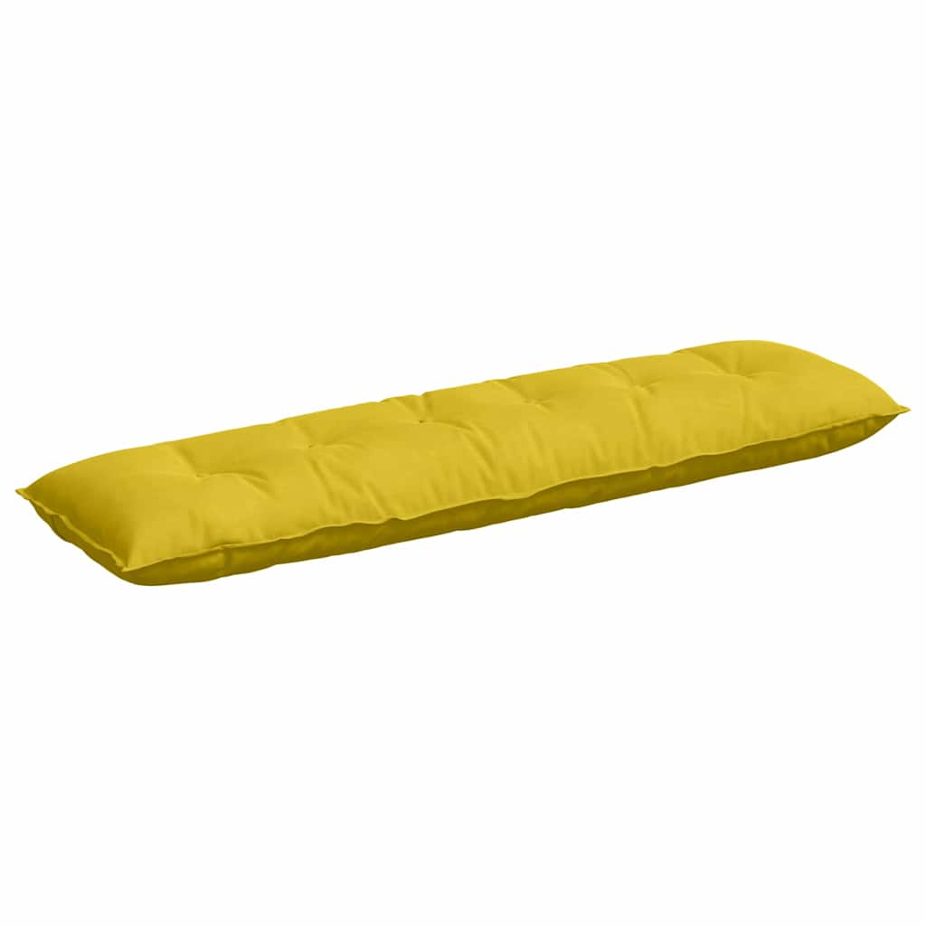 Vidaxx cojín de respaldo amarillo 180 x 50 cm tela de pana