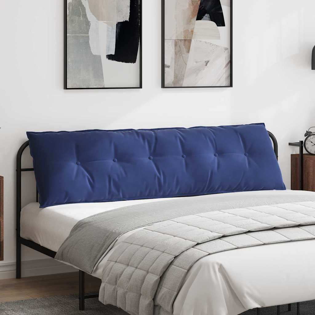 Cuscino per schienale Vidaxx blu polizia 180 x 50 cm in tessuto a corde