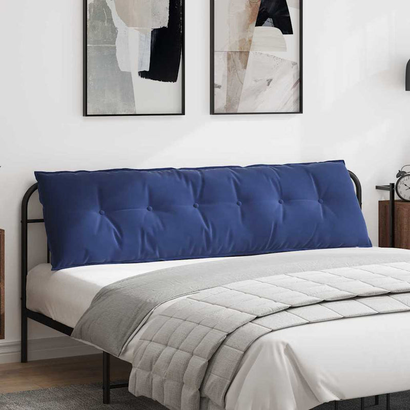 Cuscino per schienale Vidaxx blu polizia 180 x 50 cm in tessuto a corde