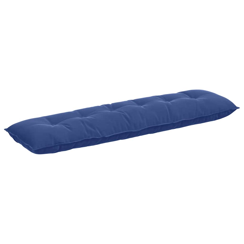 Cuscino per schienale Vidaxx blu polizia 180 x 50 cm in tessuto a corde